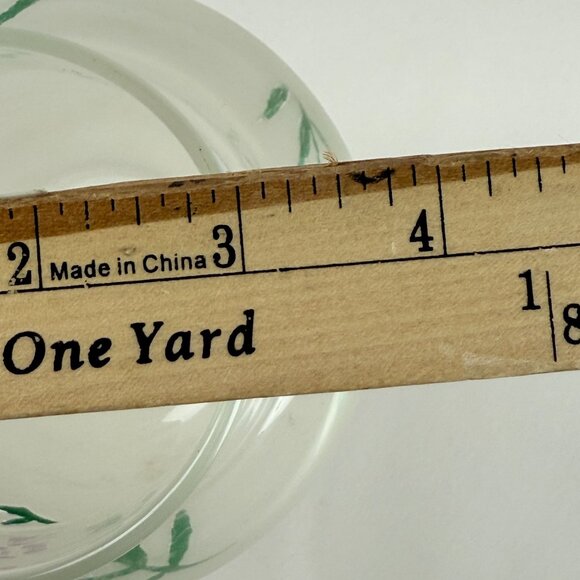 Vintage Frosted Glass Hurricane Lamp Chimney Shade w Leaf Grapes Design - Picture 6 of 8